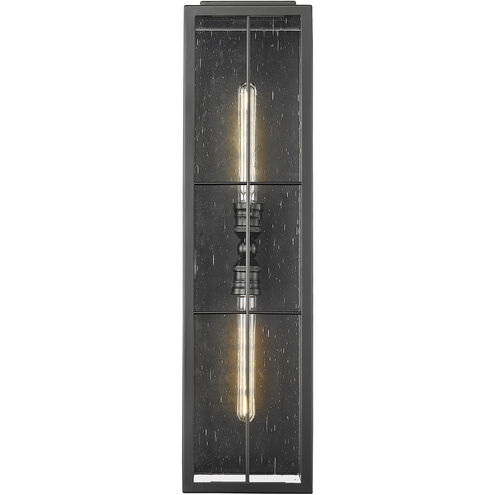 Jaxson 2 Light 29.5 inch Powder Coated Black Outdoor Wall Sconce